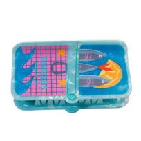 Non-slip Hair Claw Wide Opening Claw, Summer Sardine Can Design Half-tied Clip Clip, Ocean-Themed Shark Beach Vacation Accessory žalia