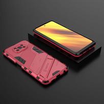 Armor Case For Xiaomi POCO X3 NFC X4 X5 M4 M5 M5S C65 F3 GT F4 F5 Pro 5G Phone Cover Back Coque for Redmi Note 12 12S 11S Case Redmi Note 12 Pro 4G rožinė raudona spalva