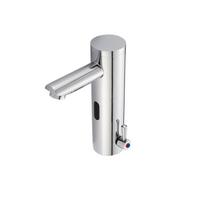Deck Mounted Touchless Sensor Hand Dryer High Speed Electric Chrome Surface Contemporary Design Bathroom Sense Faucets (silver,Polished) sidabras