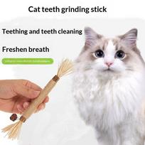 Cat Silver Vine Teethgrinding Rod Natural Catnip Cattoy Dental Carewood Toy For Cat Bite Resistant Toothcleaning Supplies