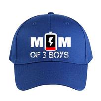 Mom Of  boys Low Battery Woman Man Baseball Cap Adult Adjustable with Curved Brim Hiking Fishing Hat trucker cap Adjustable