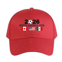 North America USA Canada Mexico Day Soccer Gift Baseball Cap Woman Man Adjustable Trucker Cap Adult Hat football fan Adjustable