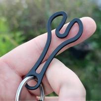 2Pcs Shopping Cart Token Keychain - Supermarket Trolley Unlocking Tool 3D Plastic Portable & Reusable Compact Sturdy Design 2pcs