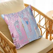 Gender Reveal Party for Boy or Girl Maple Design Cushion Cover Happy Autumn Harvest decor Holiday Decorati Pillow Cover 30x30cm