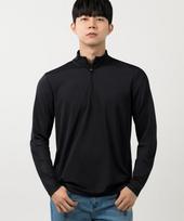 Armedes Functional Zip-Up Long Sleeve T-Shirt Ar-205 (2 Colors) Navy/Xl