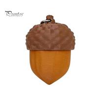 Clicker Keychain Pendant 3D Printed Acorn Fidget Clicker, Fake Finger Stress Toy Relief Push Toy, Gift for Kids Teens Adults 1pc