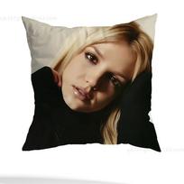 Singer B-Britney Spears Pillow Case Anti-dustmite Pillowcase Invisible zipper silky short plush Sofa cushion cover 30x30cm