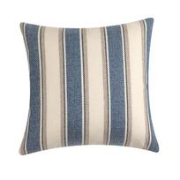 Farmhouse Striped Throw Pillow Covers Herringbone Textured Pillowcases Decorative Cushion Cover for Coastal and Rustic Home Deco 40x40cm