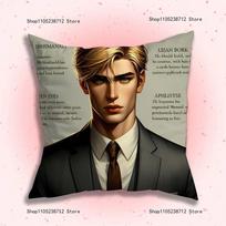 A-Aaron Warner S-Shatter Me Pillow Case Plush Fabric Soft Pillowcase Double Sided Print Sofa Cushion Cover Throw 30x30cm