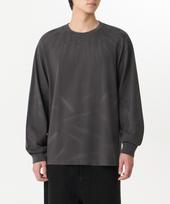 Musinsa Standard Bleach Relaxed Rib Cuff Long Sleeve T-Shirt [Gray] Gray/L