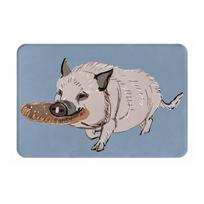Sulo the mini pig Anti-slip Doormat Floor Mat Durable Carpet Rug for Kitchen Entrance Home Bedroom Footpad Mats 40cm x 60cm