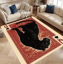 Bohemiškas Tibeto Tigro Gėlių Kilimas Lovos Šoninis Grindų Kilimėlis Neslystantis Vintažinis Gyvūno Kilimas Marokiečių Kilimai Svetainei Dekoratyviniai 50X80CM