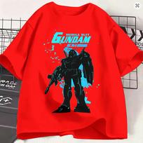 Gundam T Shirt Summer Pure Cotton T Shirts For Unisex Leisure Pattern Tshirt Short Sleeve Vintage Tees S