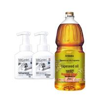 Veggie Garden Tea Hand Soap & Arowana Canola Oil Bundle