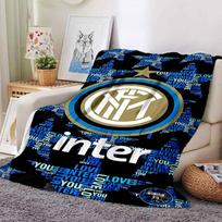 Inter Milan Star Blankets Flannel Printed Breathable Warm Throw Blanket for Home Office Bedspreads 0708a98 75cmx90cm
