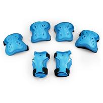 Custom Adjustable Roller Skates Protective Gear Skateboard Pads Knee Elbow Wrist Pads Set Durable Breathable Hard Shell M mėlyna