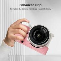 Portable Camera Protective Case Retro   Camera Case Holder Carry Bag Opening Bottom Design Replacement for ZVE10 Camera