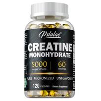 Pslalae - Creatine Monohydrate Capsules - 500 mg - Strength and Athletic Performance 120*1