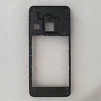 Full Housing For ZTE Nubia Focus 5G Z2357N Middle Frame Glass Battery Back Cover Rear Door with Camera Lens Only Mid Frame Black