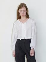 Kinder Baby Basic Lace String Blouse - White White/Free