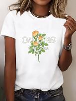 Short Sleeve New T-Shirt Top Women's Summer Essential Travel Date Gift Vacation Beach S balta