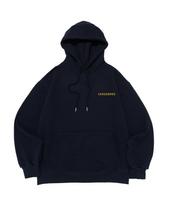 Cargo Bros Essential Logo Oversized Hoodie (Navy/Yellow) Xl