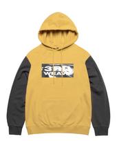 Sur Weave Color Combination Hoodie / Yellow L