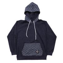 Eight Volume Ev Emblem Pattern Hood (Denim) Denim/L