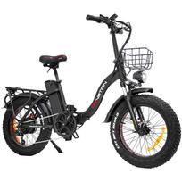 Elektrinis dviratis Sulankstomas Drvetion 20  750W Variklis Miesto Ebike 48V 20AH Dvigubi Diskiniai Stabdžiai Maksimalus Atstumas 110Km Keliamoji Galia 150Kg CT20 20AH Max Range 110Km juoda