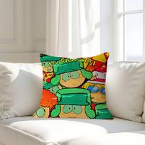 South Park K-Kyle Broflovski Pillow Case Removable Washable Cushion Cover – All-Season Soft Linen 16x16Inch