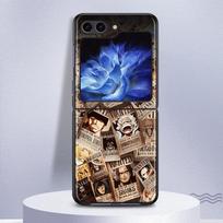 Vienas Gabalas Plakatas Luffy Nugarėlės Telefono Dangtelis Funda Dėklas Samsung Galaxy Flip3 Z Flip 7 6 5 4 3 Flip7 FE Flip4 Flip5 Flip6 Galaxy Z Flip6