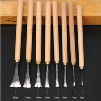 1Pc 10mm-25mm Wood Carving Chisels Knife for Basic Wood Cut DIY Tools and Detailed Woodworking Hand Tools as the picture