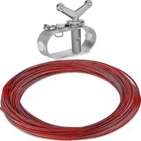Swimming Pool Cover Cable Winch Kit Multi-Function Pool Closing Wire Ratchet for Winter Cover Trap Tent