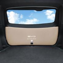 For BYD ATTO 3 YUAN PLUS 2022 2023 Car Trunk Door Pad Protective Mat Cover Interior Dustproof Leather Cushion Cover Accessories smėlis