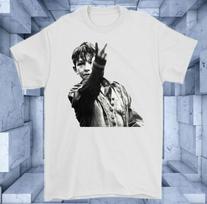 KES TSHIRT Billy Casper Classic Film Movie Finger Flip Two Fingers TEE TOP S