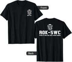 Republic Of Korea Rok Army Special Forces Black Berets Tshirt 100 Cotton Unisexs Shirts Graphic Tee Harajuku Y2k Clothes Unisexs 4XL