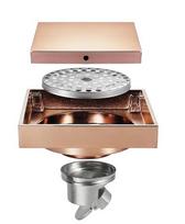Vietinis vonios dezodorantas Šerdys Grindų sifonai Drenažas Grindų sifonai Rožinio aukso kolekcija Grindų sifonai (rose gold,Brass) rožinio aukso spalvos