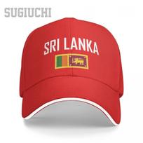 Unisex Sandwich SRI LANKA Flag And Font Baseball Cap Men Women Hip Hop Caps Snapback Golf Hat Fishing One Size