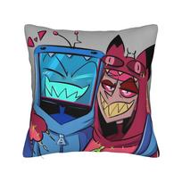 R-Radiostatic Vox Alastor  Pillowcases Merch Printed Cushion Cover Decoration  Pillow Case Cover Home Multiple Sizes 30×30cm