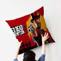 Game Red Dead Redemption 2 Cushion Cover Polyester Sofa Cushions Decorative Throw Pillows Home Decoration Pillowcover 30x30cm