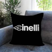 B-B-BianchiS Bike Logo Double-sided Printed pillow cover Short plush Suitable living rooms bedrooms sofas throw cushion cover 35x35cm