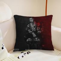 Rapper A-Anuel AA Real Hasta la Muerte 2 Pillow Case Living Room Sofa Cushion Cover Suitable For Home Bedroom Room Decoration 30x30cm