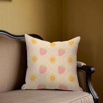 Sunny Strawberry square Jacquard Pillow Cover for Sofa Office Waist Cushion Cover Home Decorative Pillowcase 40x40cm
