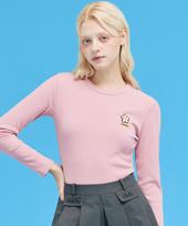 Mackie Daisy Patch Slim T-Shirt Pink 1 Size