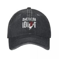 Vintage American Idiot Baseball Cap Men Women Distressed Washed Headwear Dookie Saviors Hip Hop Album Outdoor Summer Caps Hat One Size