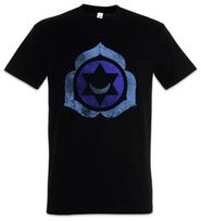 Chakra Thymus Herren T-Shirt Herz Buddha Herzchakra Etheric Heart Zwölf Blätter XXXXL