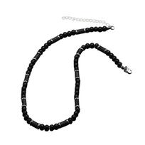 Modern Beaded Necklace with Natural Tigers Eye Stones Handmade Jewelry Present for Fashion Lover Party Wear Necklace