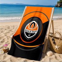 Shakhtar Donetsk Crest Design Beach Towel, Quick-drying, Easy to Care for, Suitable for Both Fitness and Beach Vacations,Sports Essential 70cmx140cm(27x55inch)