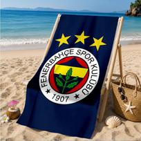 Fenerbah?e Sports Club Emblem Beach Towel, Quick-drying, Easy to Care for, Suitable for Both Fitness and Beach Vacations,Sports Essential 70cmx140cm(27x55inch)