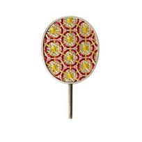 Ancient Bamboo Braided Fan Handmade Hand Cranked Fan Crafts Weaving Fan  Home Style E